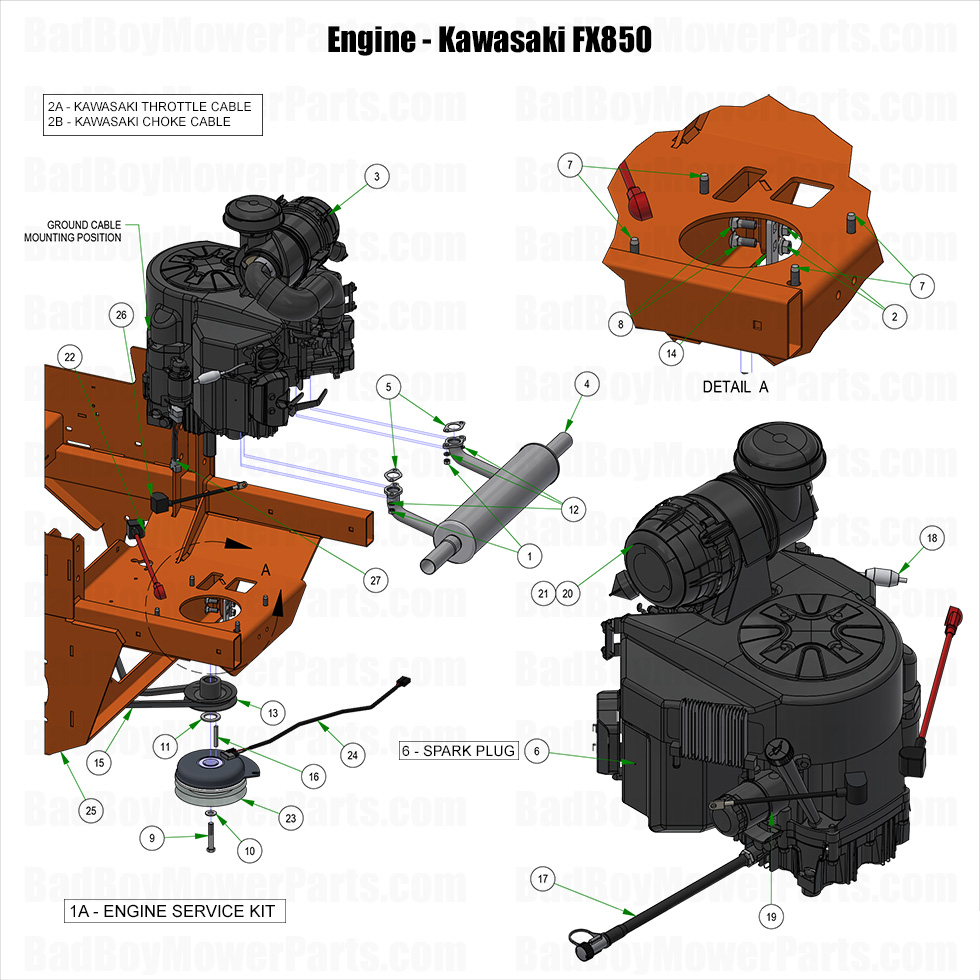 2025 Rebel & Rebel X - Engine - Kawasaki FX850